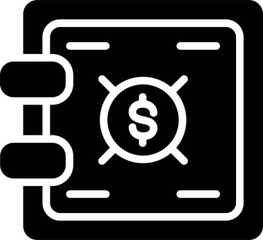 kasa vektör simgesi tasarım