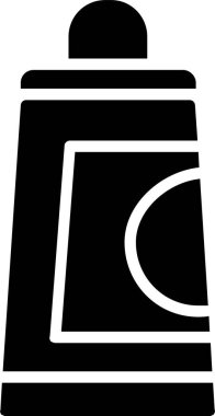 Krem Vektörü Simgesi Tasarımı