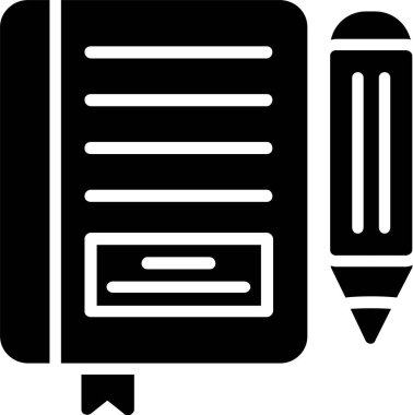Notebook Vector Icon Design