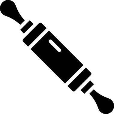 Rolling Pin Vector Icon Design
