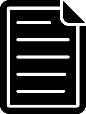 List Vector Icon Design