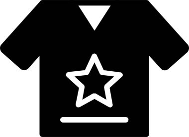 Tişörtler Vektör Simgesi Tasarımı