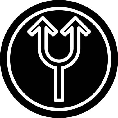 Ok Vektörü Simgesi Tasarımı Böl