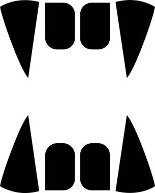 Vampir Vektör Simgesi Tasarımı