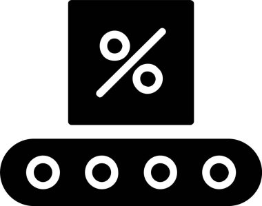 Conveyor Belt Box Vector Icon Design