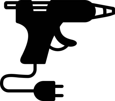 Glue Gun Vector Icon Design