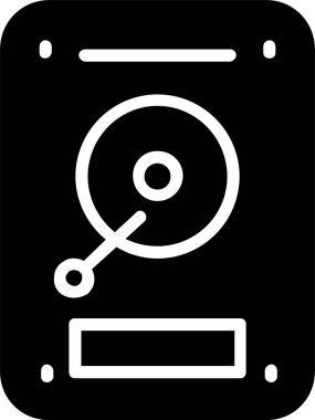 Hard Drive Vector Icon Design