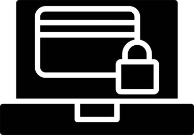 Kredi kartı vektör simgesi tasarımı