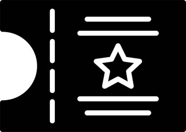 Ticket Vector Icon Design