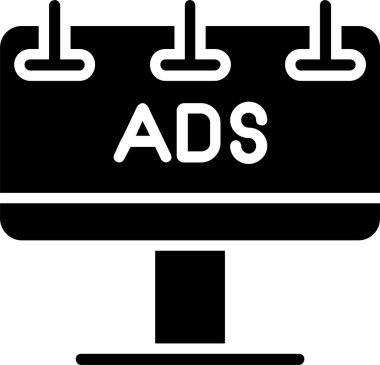 Ads Vector Icon Design