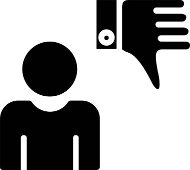 Dislike  Vector Icon Design