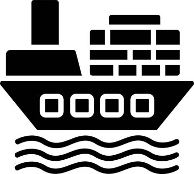 Taşıma Vektörü Simgesi Tasarımı