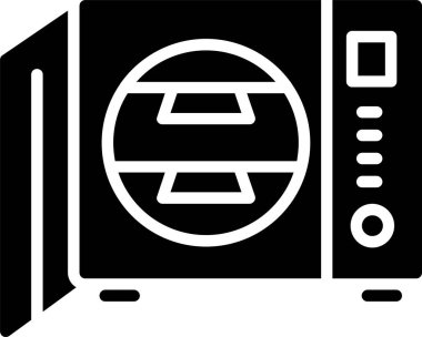 Otoklavye Vektör Simgesi Tasarımı