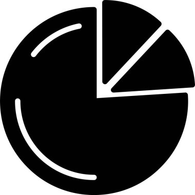 Pie Chart Vector Icon Design
