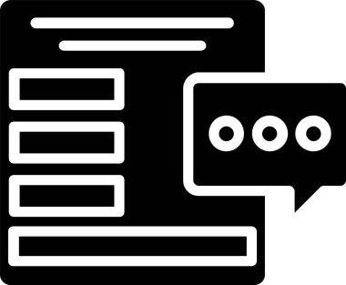 Comment Vector Icon Design