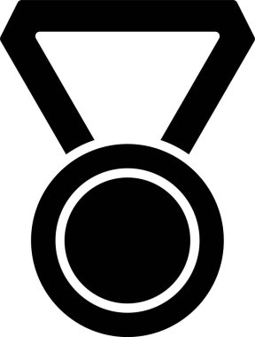 Madalya vektör simgesi tasarım