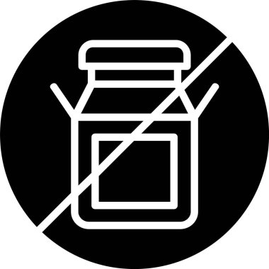 Süt Vektörü Simgesi Tasarımı Yok