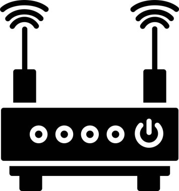Router Vector Icon Design