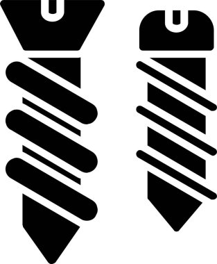 Screw Vector Icon Design