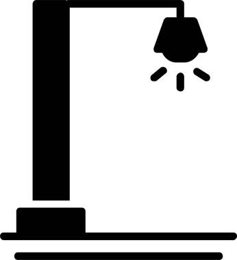 Street Lamp Vector Icon Design