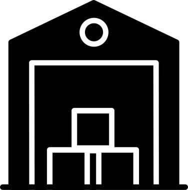 Warehouse Vector Icon Design