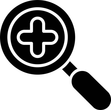 vektör simgesi tasarım görünümünde yakınlaştırma