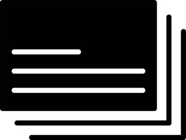 Slayt Vektörü Simgesi Tasarımı