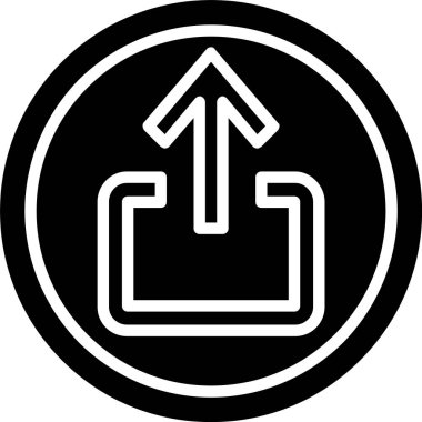 Ok Vektörü Simgesi Tasarımı Yükle