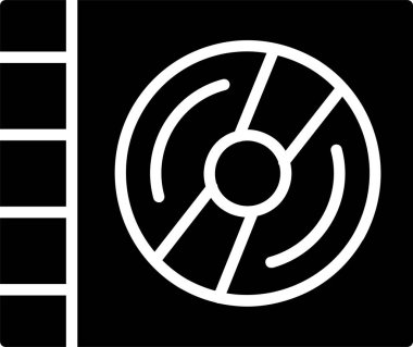 Compact Disk Vector Icon Design