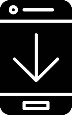 Down Vector Icon Design