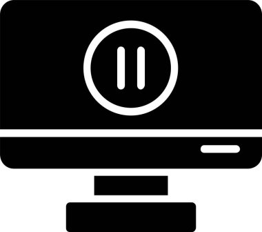 Pause Vector Icon Design