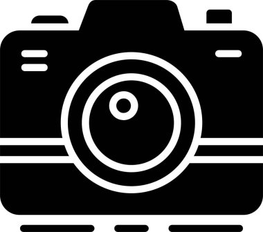 Photo Camera Vector Icon Design