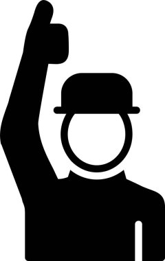 Hakem Vektör Simgesi Tasarımı