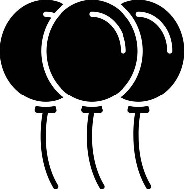 Balloons Vector Icon Design