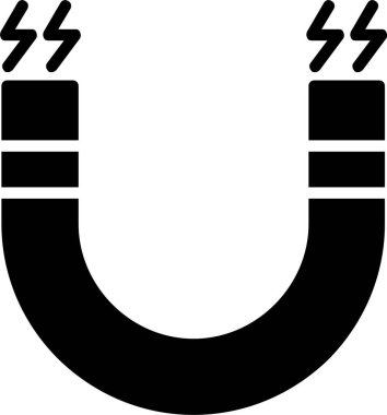 Mıknatıs vektör simgesi tasarım