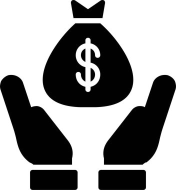 Tasarruf Vektörü Simgesi Tasarımı