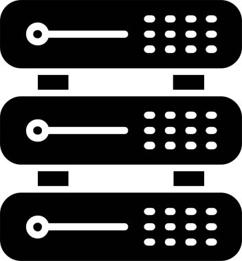 sunucu vektör simgesi tasarımı