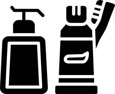 Tuvalet malzemeleri Vektör Simgesi Tasarımı