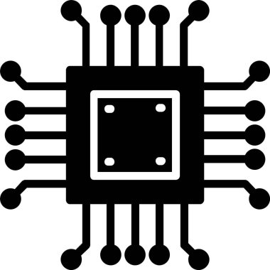 Microchip Vector Icon Design