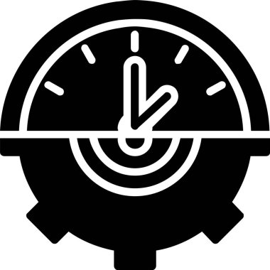 Time Manage Vector Icon Design