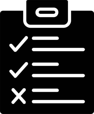 Checklist Vector Icon Design