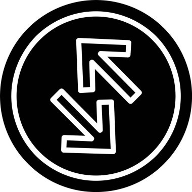 Exchang Ok Vektör Simgesi Tasarımı