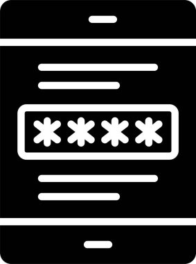 Password Vector Icon Design