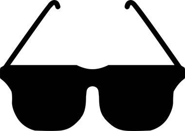 güneş gözlüğü simgesi tasarım vektör