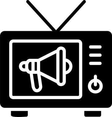 Propaganda Vektör Simgesi Tasarımı