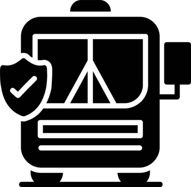 Travel Insurance Vector Icon Design