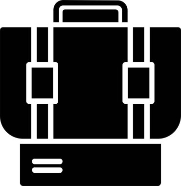 Evrak çantası Vektör Satırı Vektör Simgesi Tasarımı