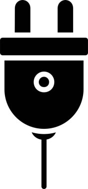Plug Vector Icon Design