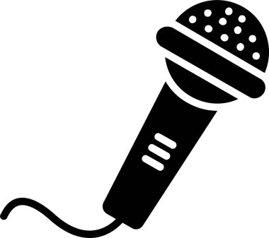 Mikrofon vektör simgesi tasarım