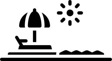 Beach  Vector Icon Design